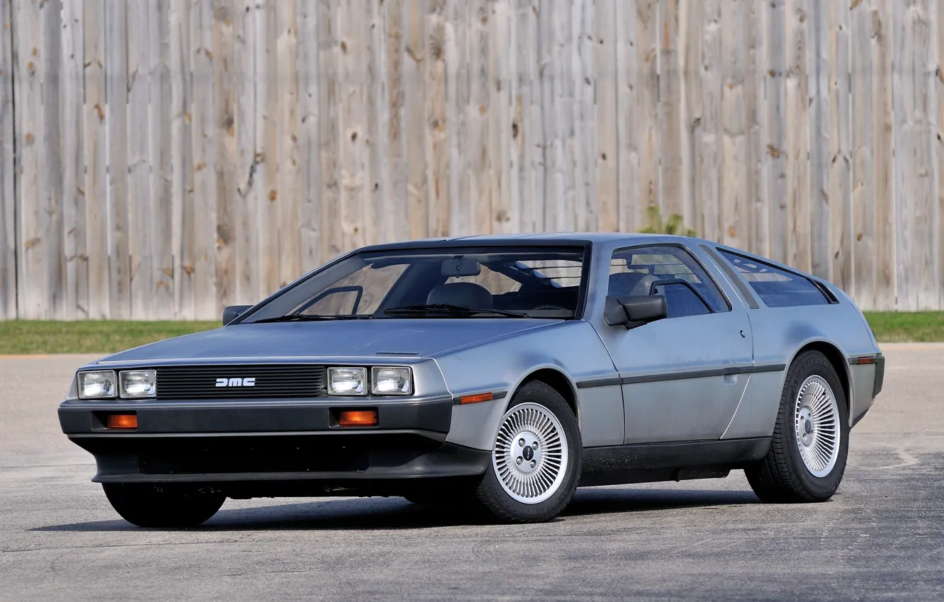 Фото обои DeLorean DMC-12, DeLorean, 1982, Спортивный автомобиль