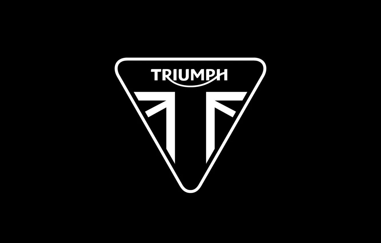 Фото обои logo, moto, triumph