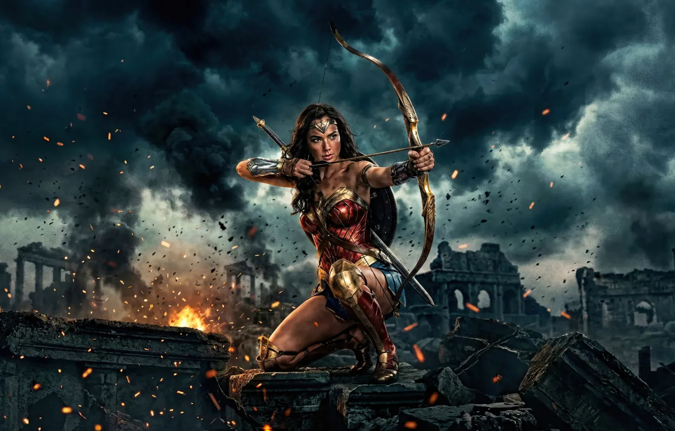 Фото обои Wonder Woman, Queen, Amazons