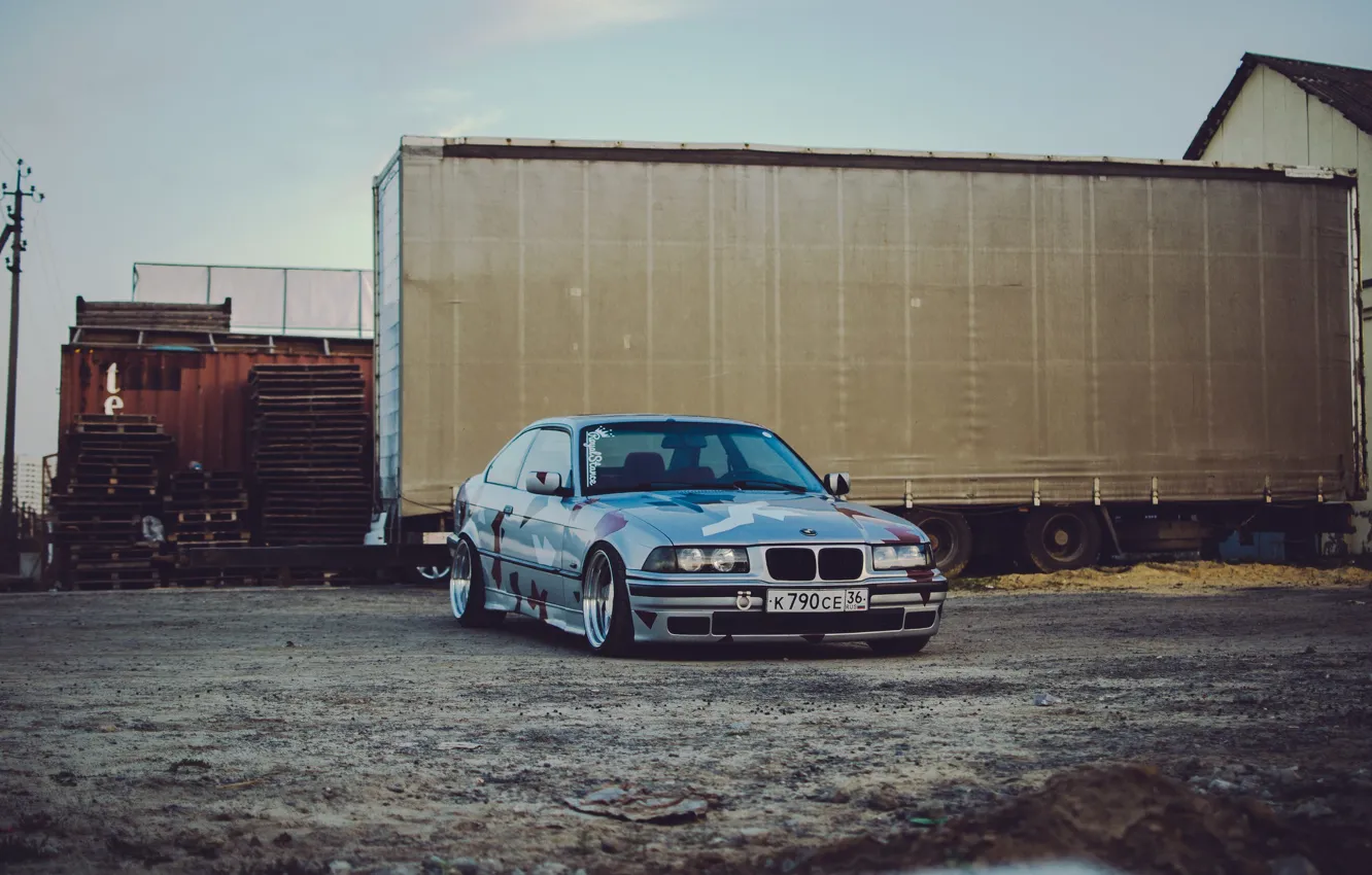Фото обои BMW, E30