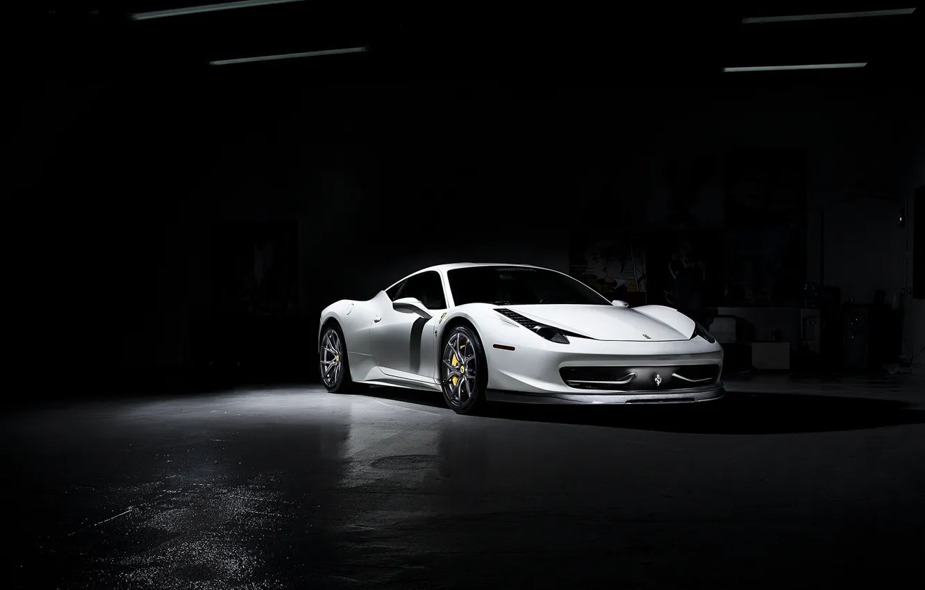 Ferrari 458 Italia White background