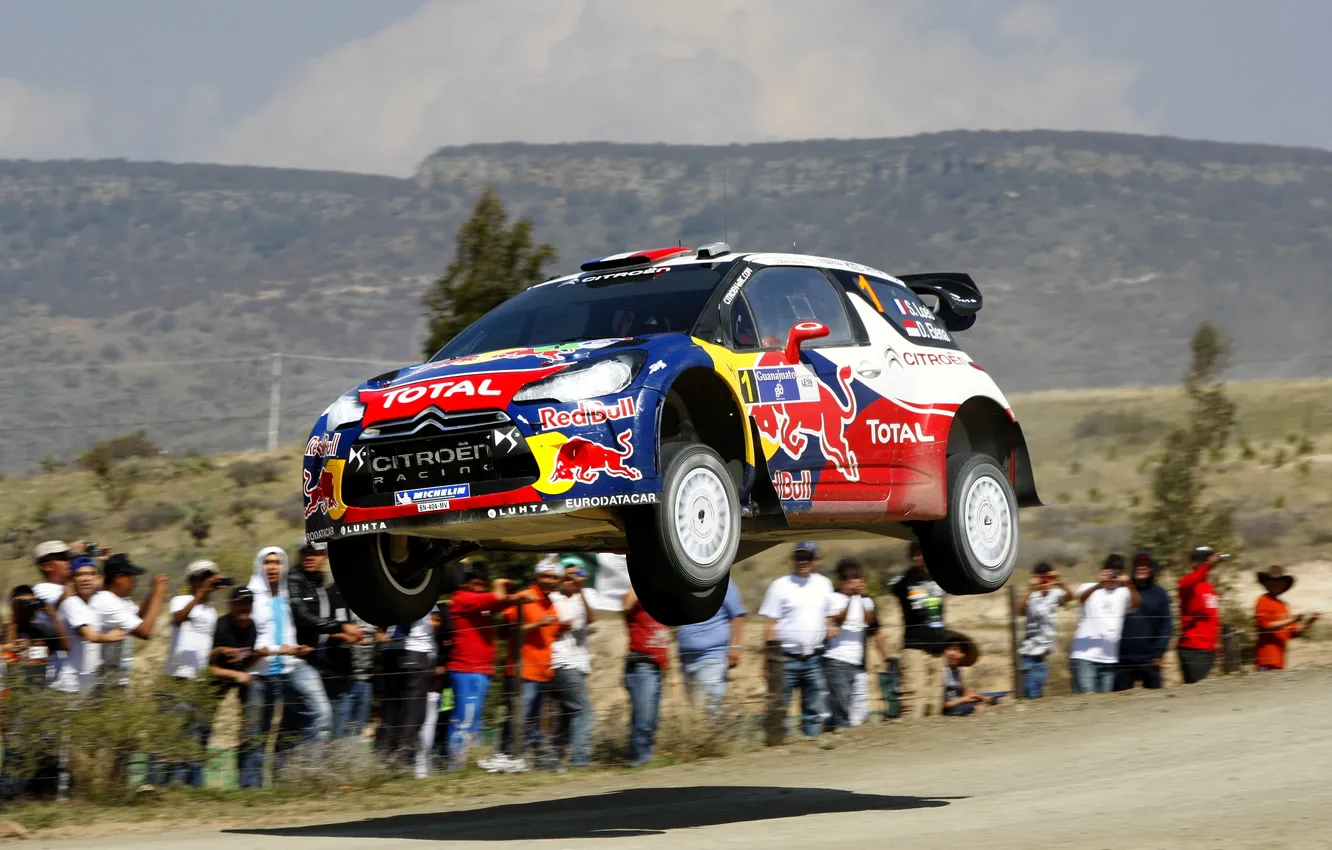 Фото обои Спорт, Скорость, Люди, Citroen, Red Bull, DS3, ралли, WRC