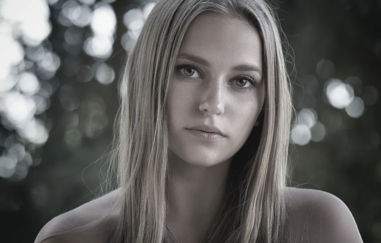 Фото обои девушка, лицо, Martin Fuhrmann