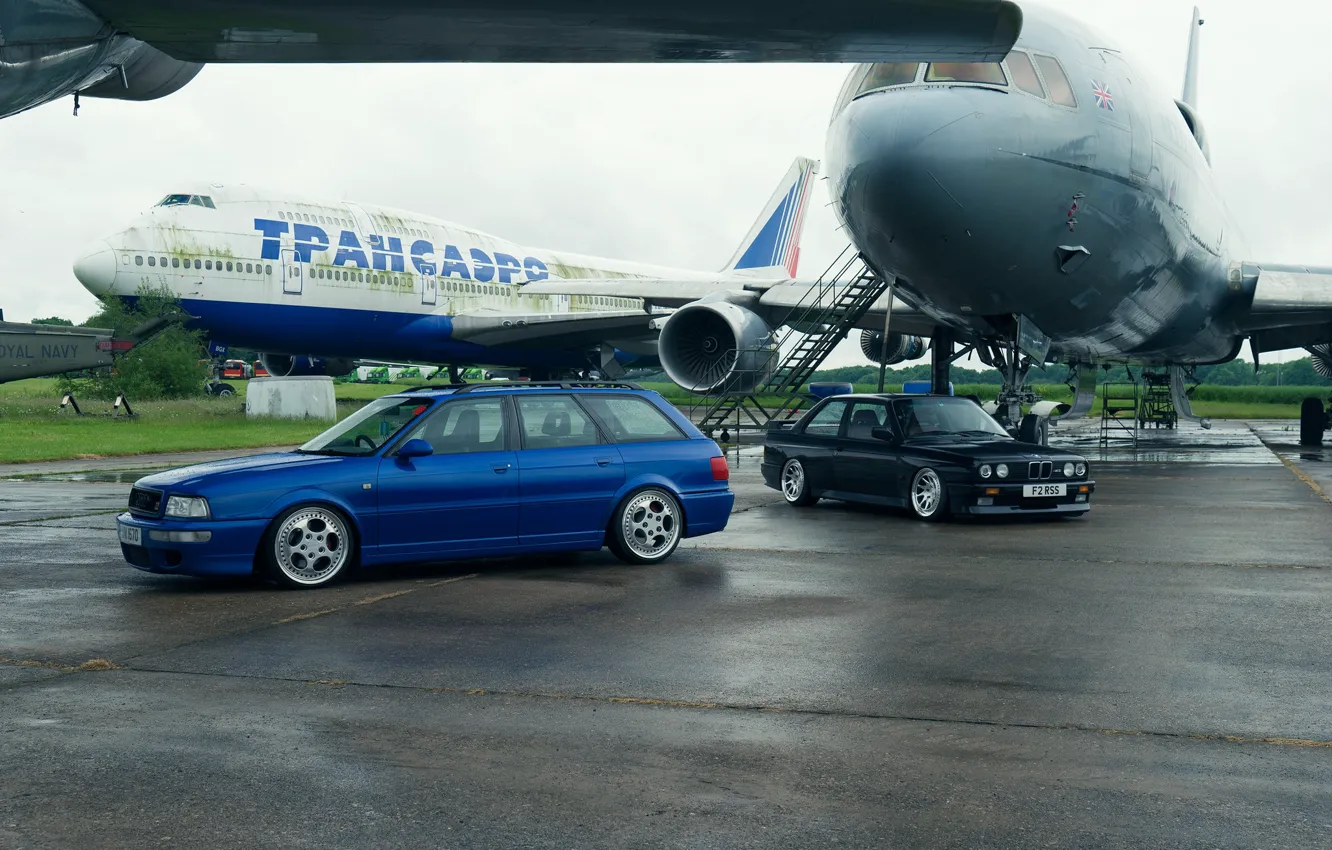 Фото обои BMW, AUDI, COUPE, E30 M3, E30, RS2, AVANT, M3E30