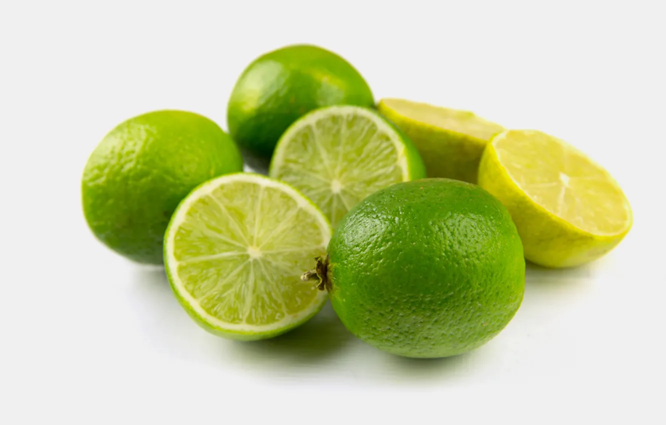 Фото обои зеленый, фрукт, лайм, Lime, fruit, Fresh, свежий