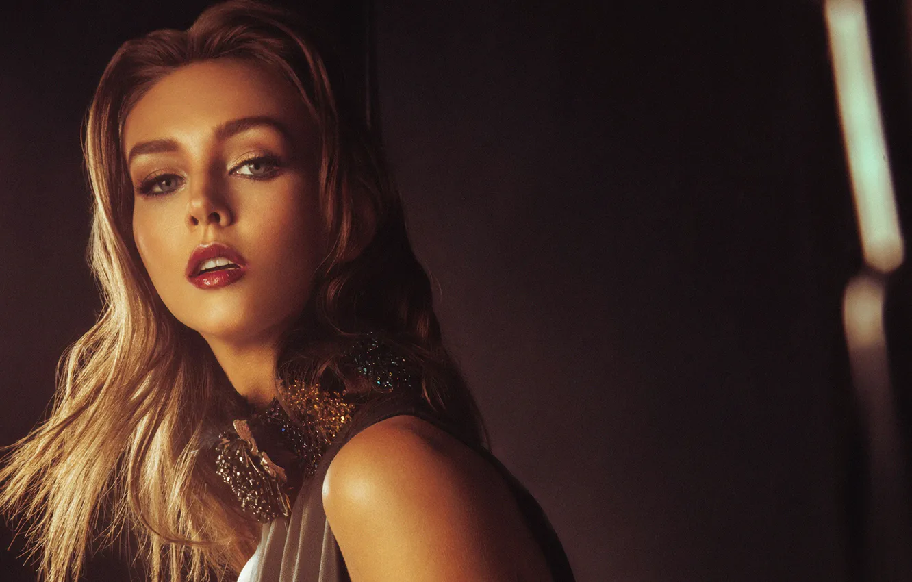 Фото обои взгляд, девушка, волосы, Rachel Cook