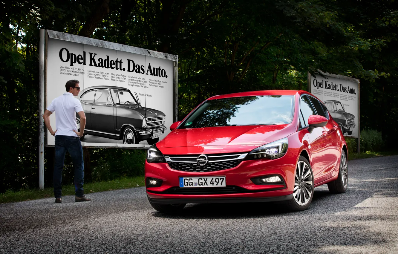 Фото обои Opel, астра, опель, 2015, Astra K