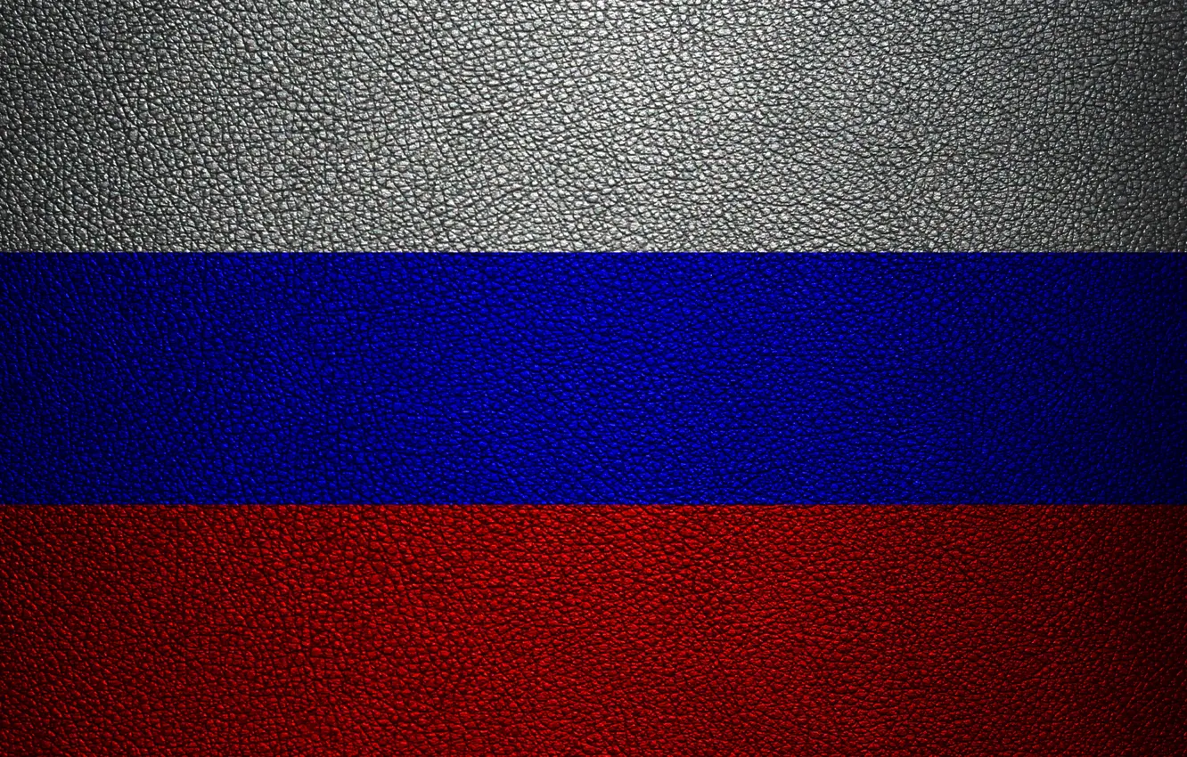 Фото обои Russia, Europe, Flag, Flags, Russian Federation, Russian Flag, Flag Of Russia, Leather Texture