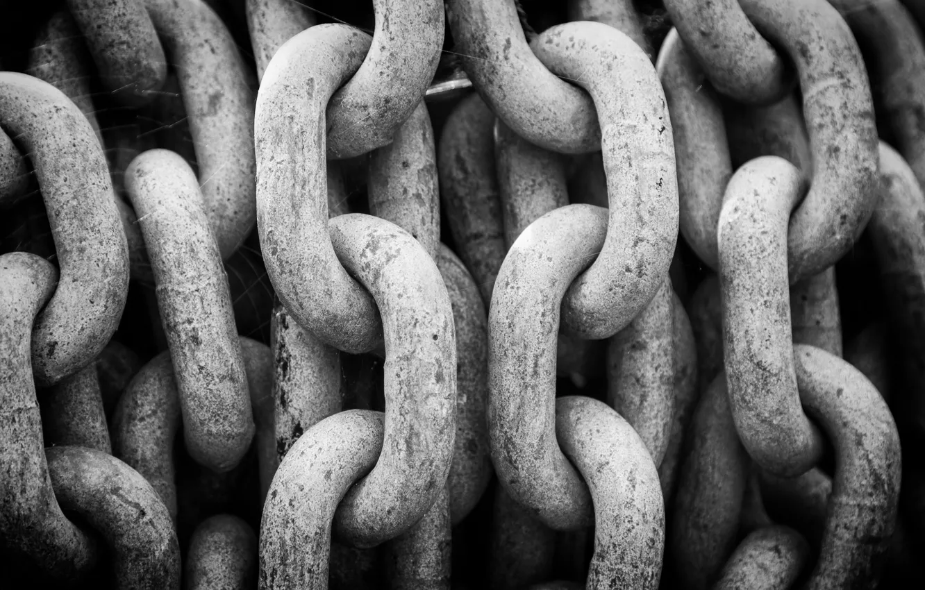 Фото обои metal, steel, rust, heavy chains