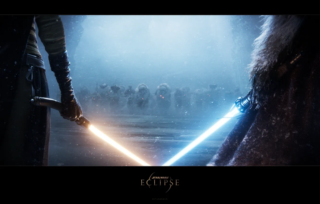 Фото обои оружие, фантастика, Звёздные войны, weapon, световой меч, lightsaber, Эклипс, Star Wars Eclipse