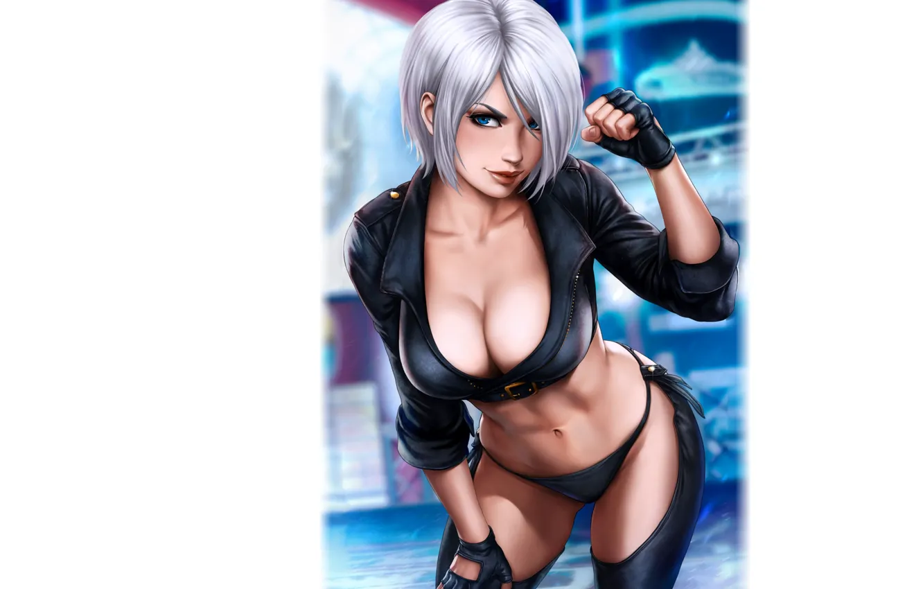 Фото обои girl, hot, sexy, KOF, boobs, anime, pretty, angel