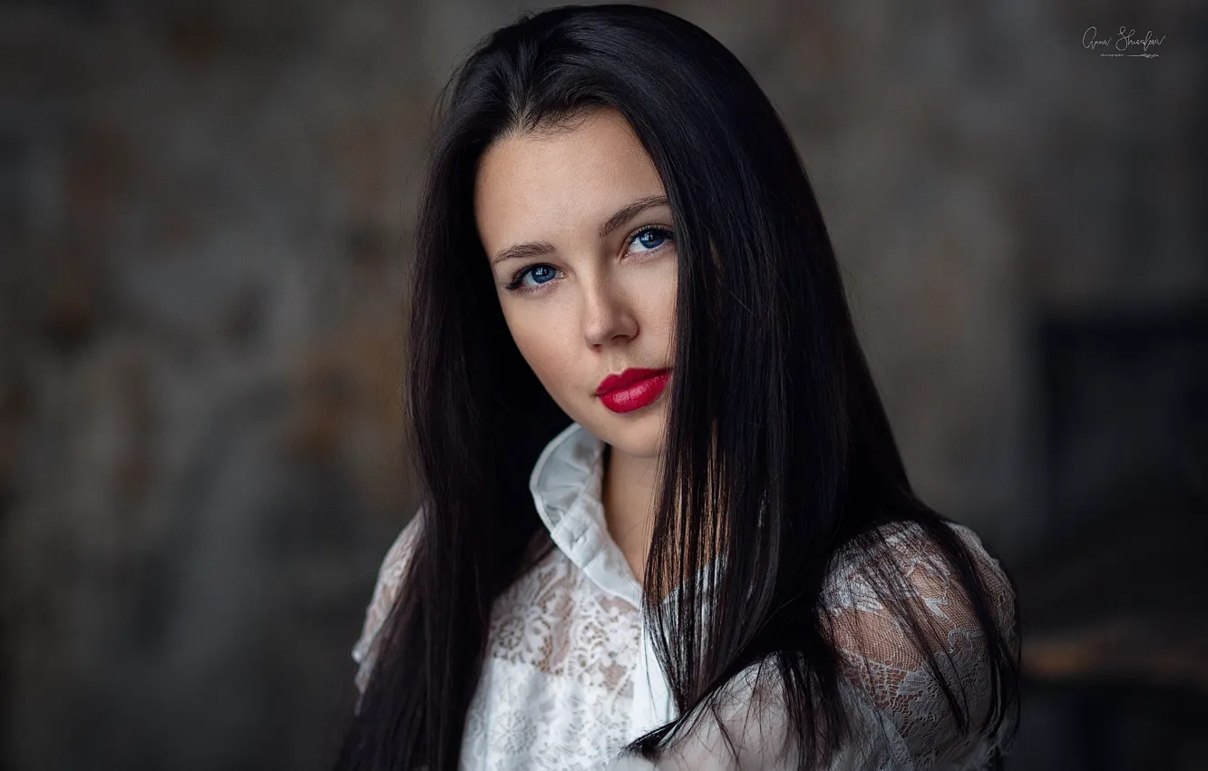 Фото обои поза, Девушка, брюнетка, Анна Шувалова, Елена Белкина