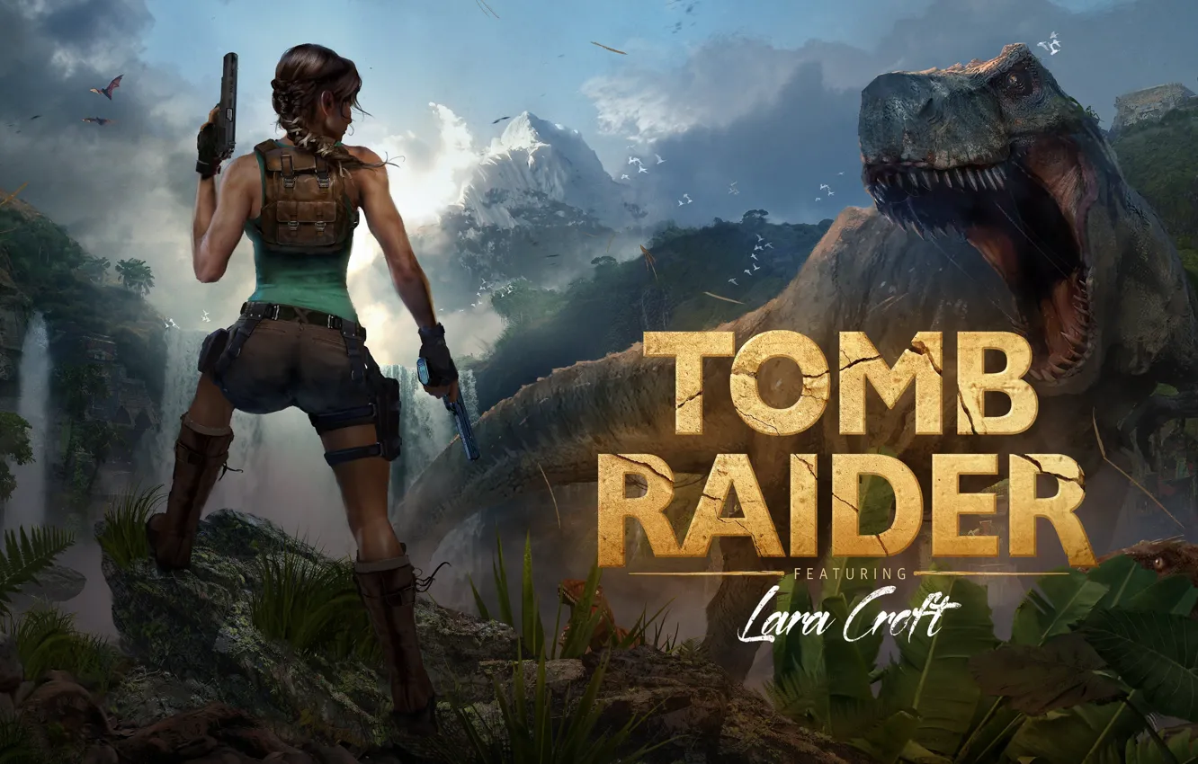 Фото обои игра, Tomb Raider, game, Лара Крофт, Square Enix, Lara Croft, Crystal Dynamics, Eidos Montreal