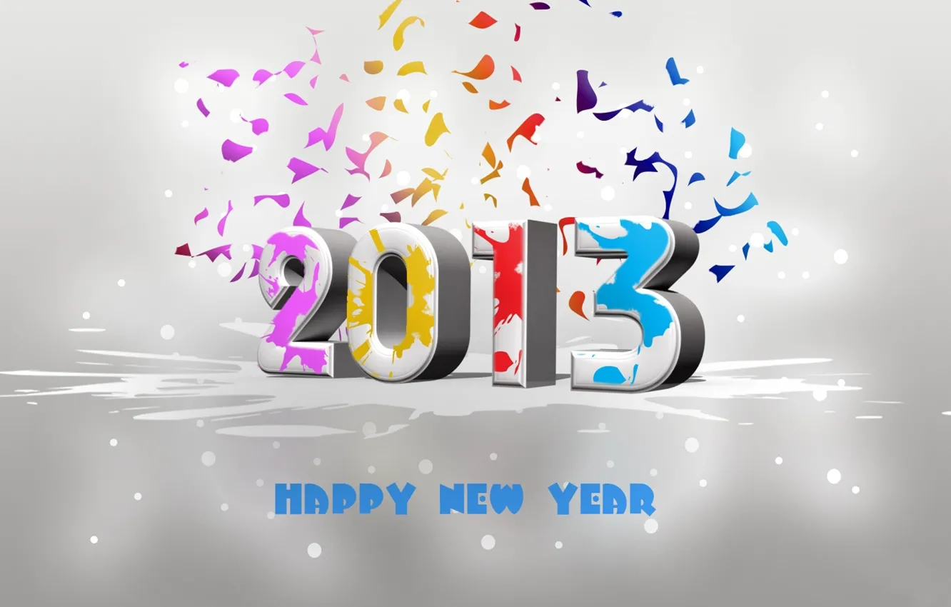 Фото обои новый год, new year, happy new year, 2013