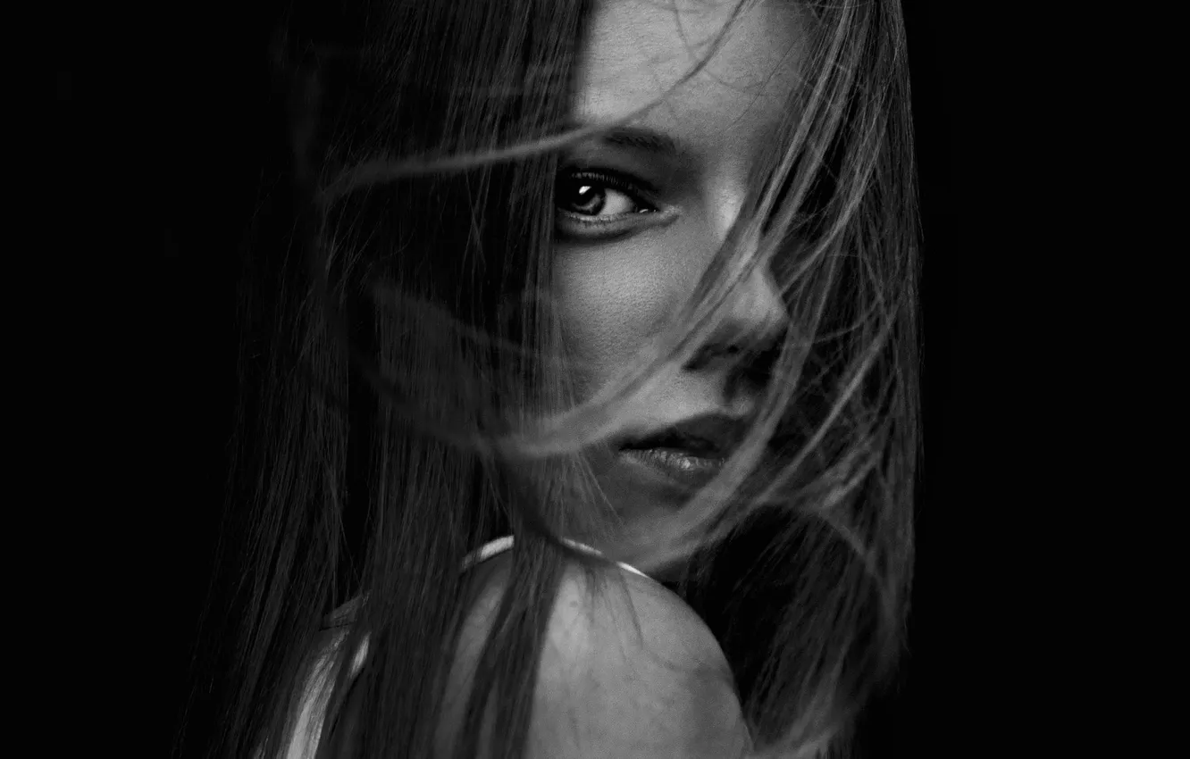 Фото обои портрет, natural light, Оля