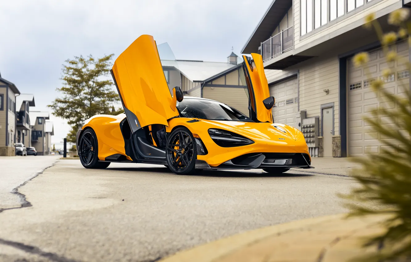 Фото обои Mclaren, 765LT, Doors up