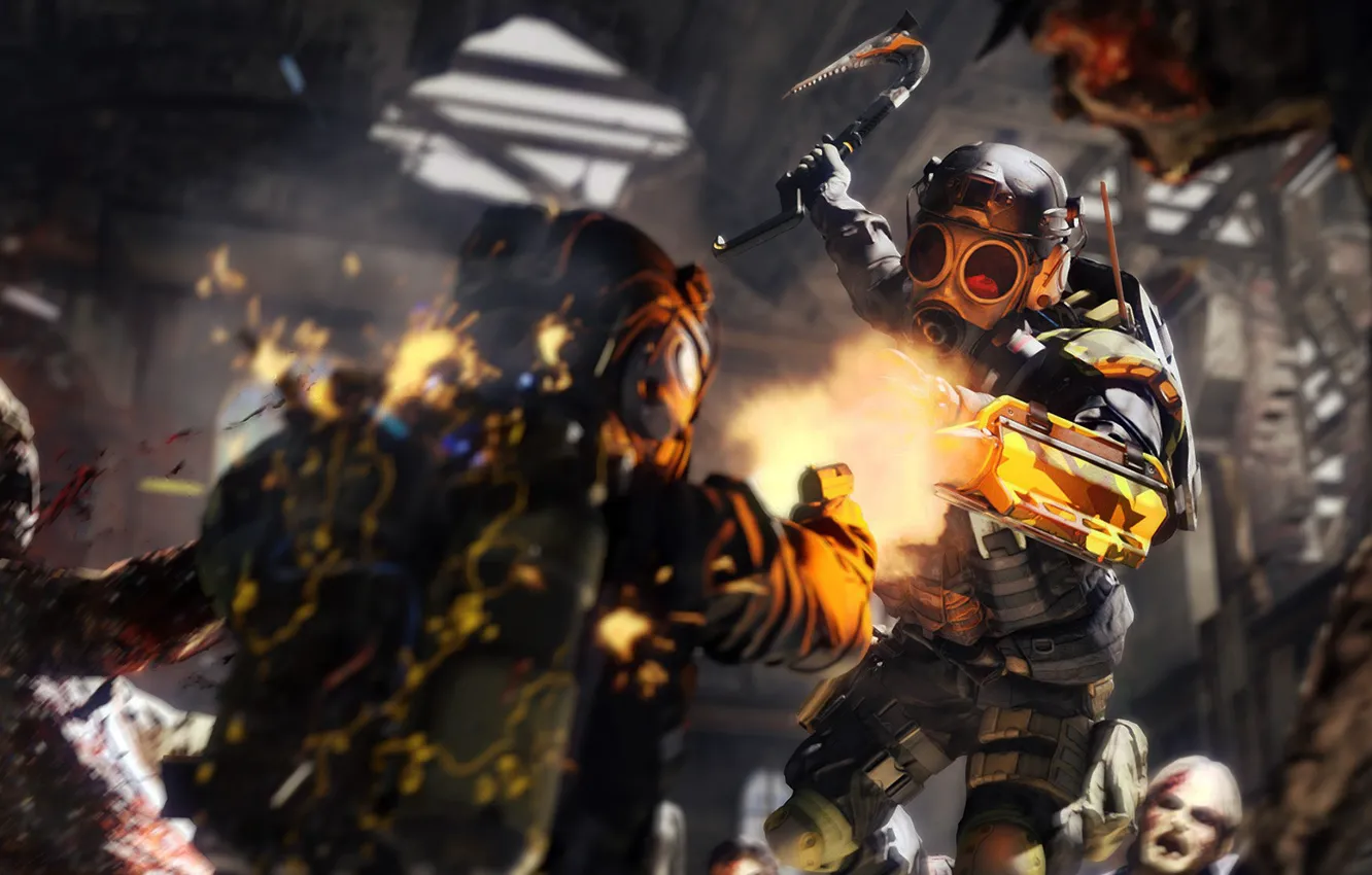 Фото обои gun, zombies, weapon, Resident Evil, Biohazard, Resident Evil Umbrella Corps, Umbrella Corps, Mercenaries