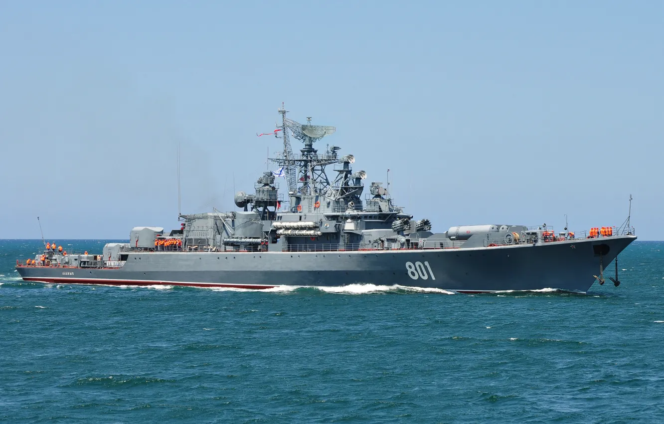 Фото обои корабль, Черноморский Флот, сторожевой, проект 1135, Ладный