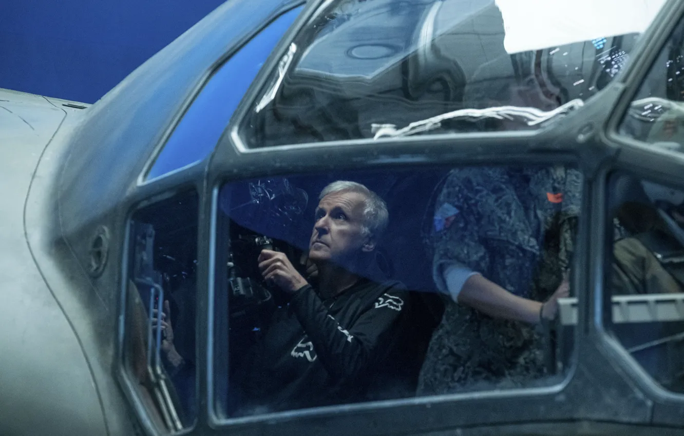 Фото обои Avatar, director, James Cameron, behind the scenes