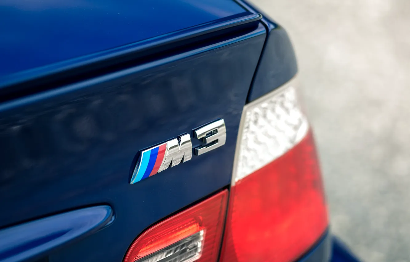 Фото обои BMW, Blue, E46, Rear Light