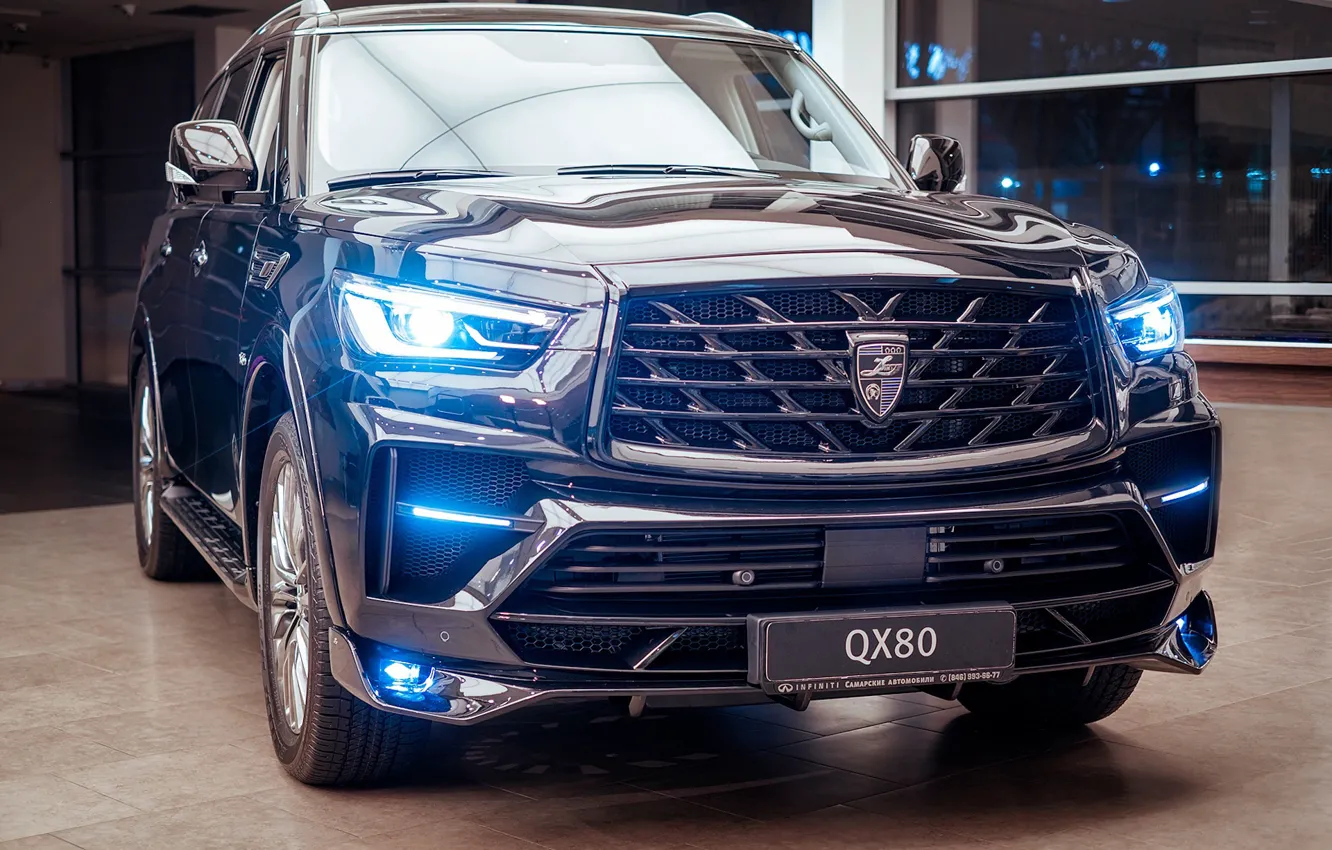 Фото обои тюнинг, мощь, Инфинити, роскошь, SUV, обвес, Larte Design, Infiniti QX80