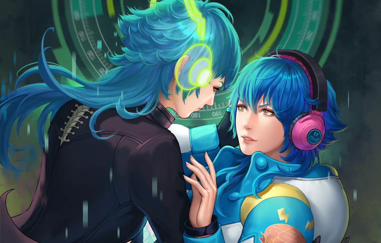 Фото обои DRAMAtical Murder, Fanart, Pixiv, Fanart From Pixiv, Seragaki Aoba, LianyaoLY