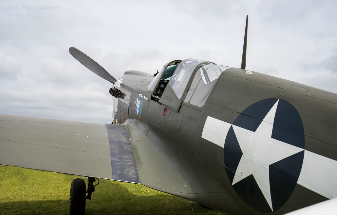 Фото обои USA, P-40, Plane, Fuselage