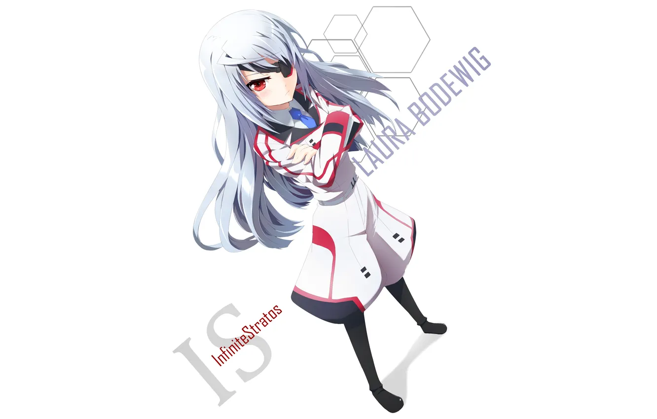 Фото обои Female, Single, Infinite Stratos, Laura Bodewig