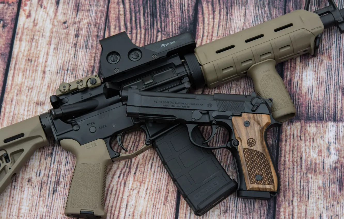 Фото обои оружие, винтовка, штурмовая, Beretta, полуавтоматическая, 92A1