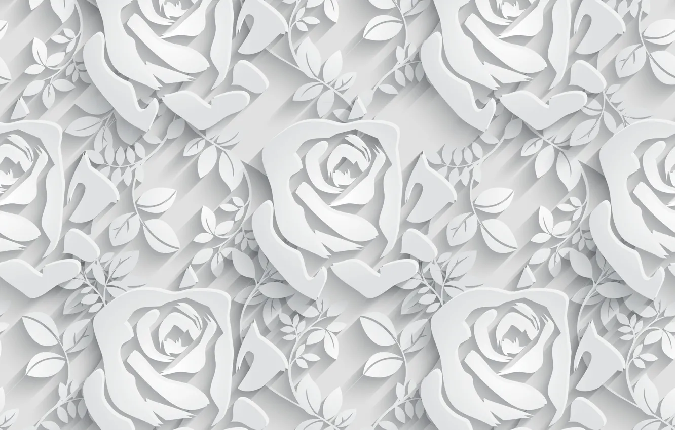 Фото обои розы, Цветы, паттерн, pattern, seamless, Floral, бесшовный