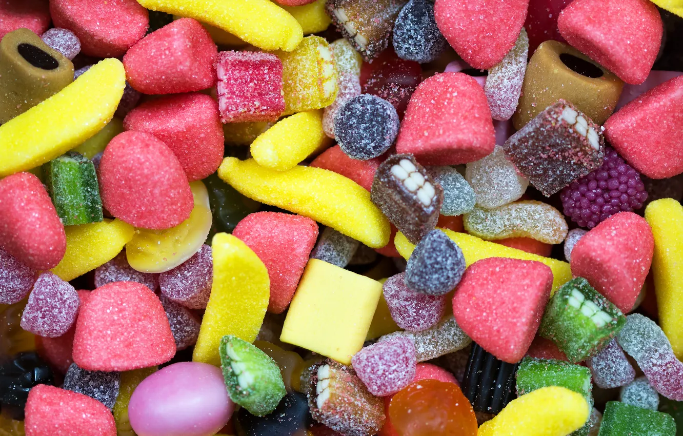 Фото обои конфеты, сладкое, sweet, мармелад, candy, candied fruit jelly