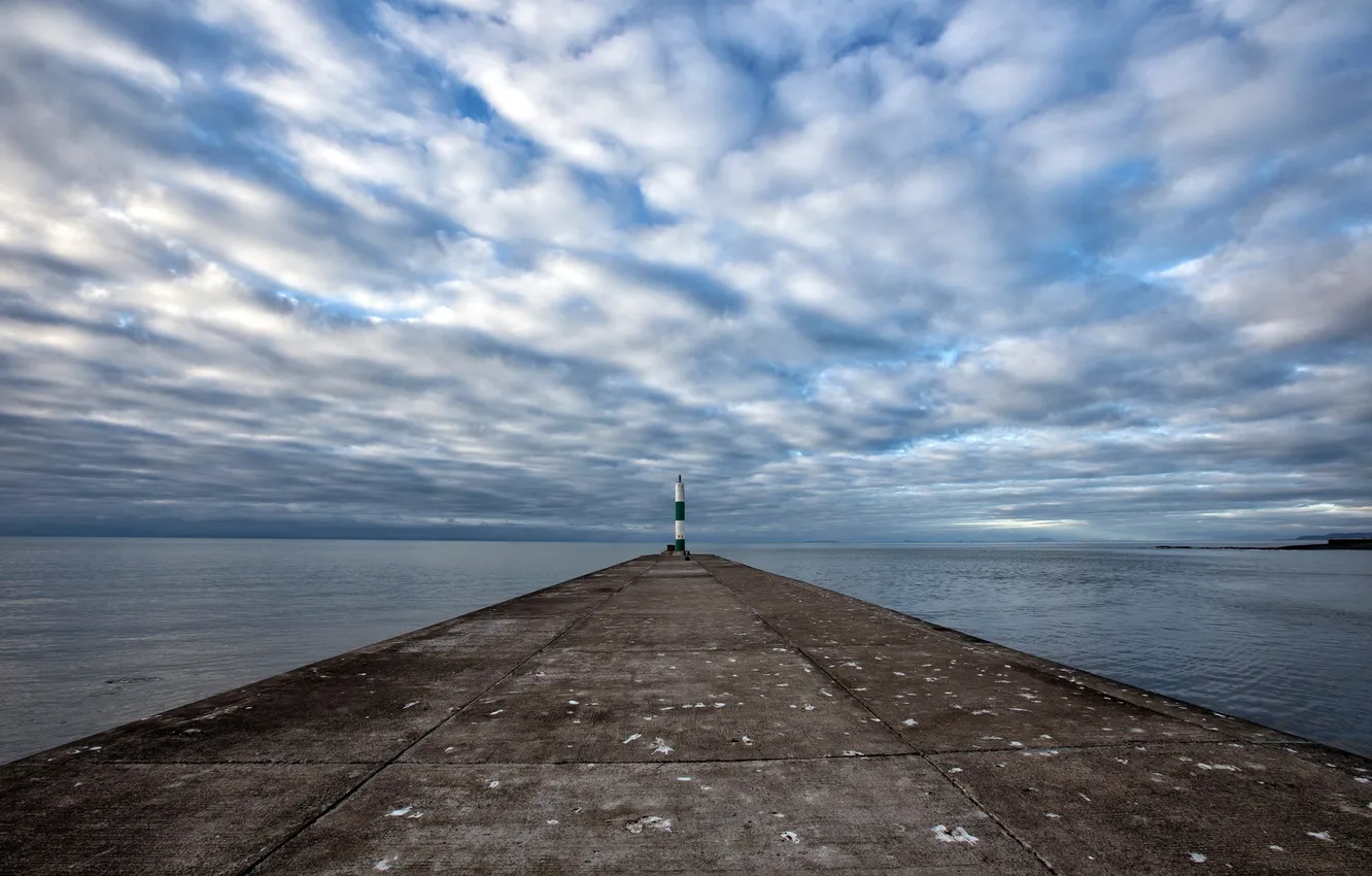Фото обои sea, lighthouse, cardigan bay