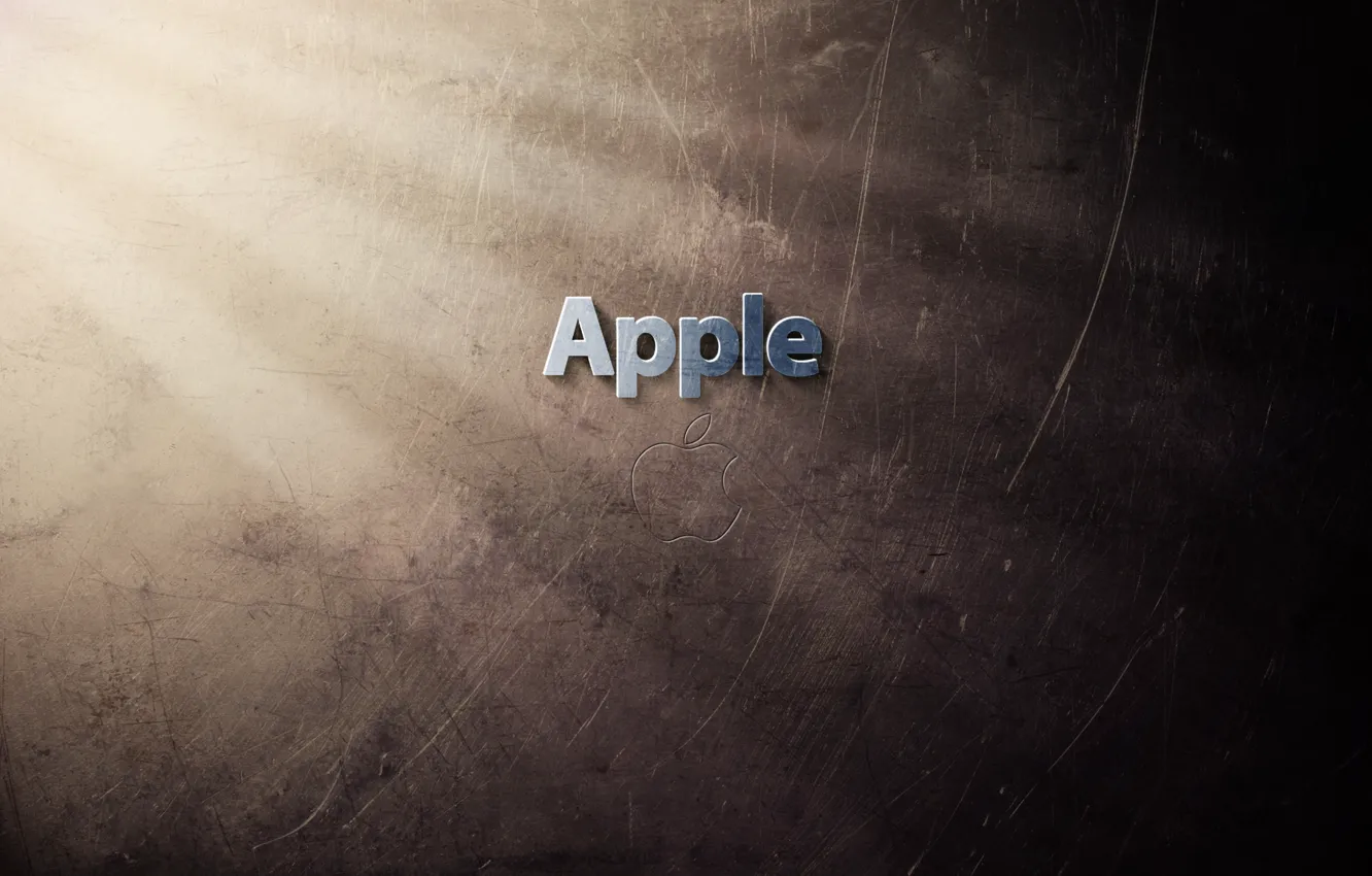 Фото обои лучи, свет, стена, стены, яблоки, apple, яблоко, минимализм
