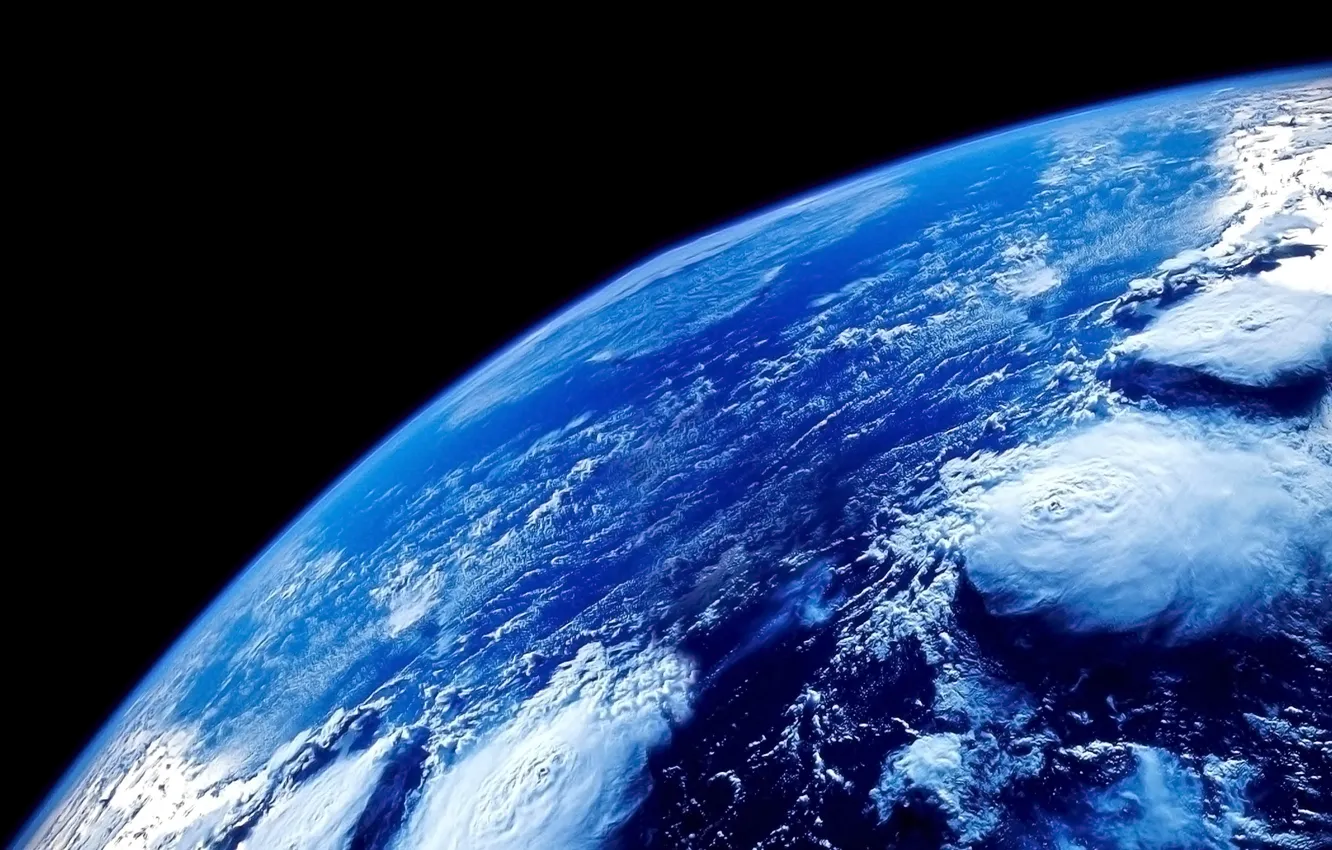 Фото обои вода, космос, поверхность, синий, пространство, океан, голубой, планета