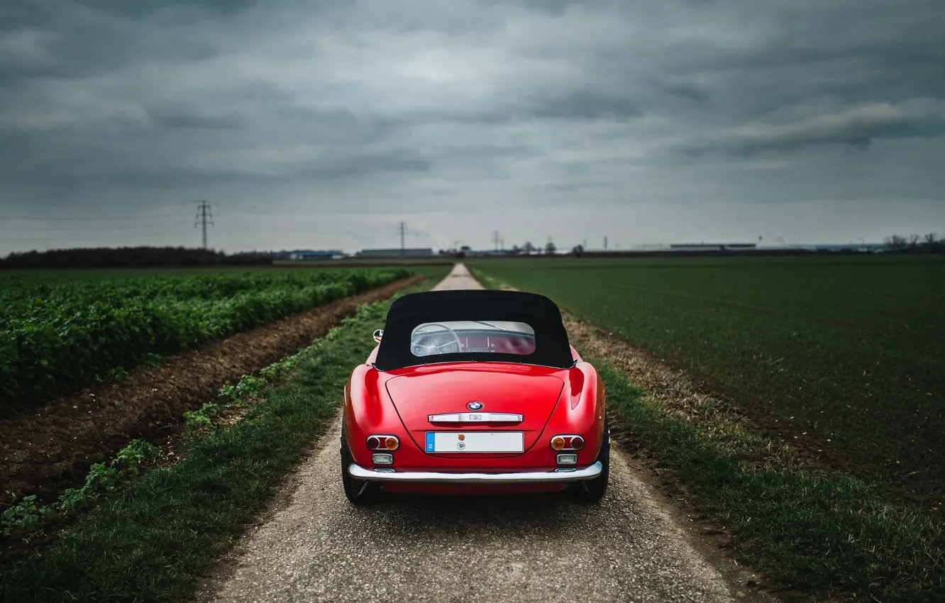 Фото обои BMW, rear, 507, 1959, BMW 507