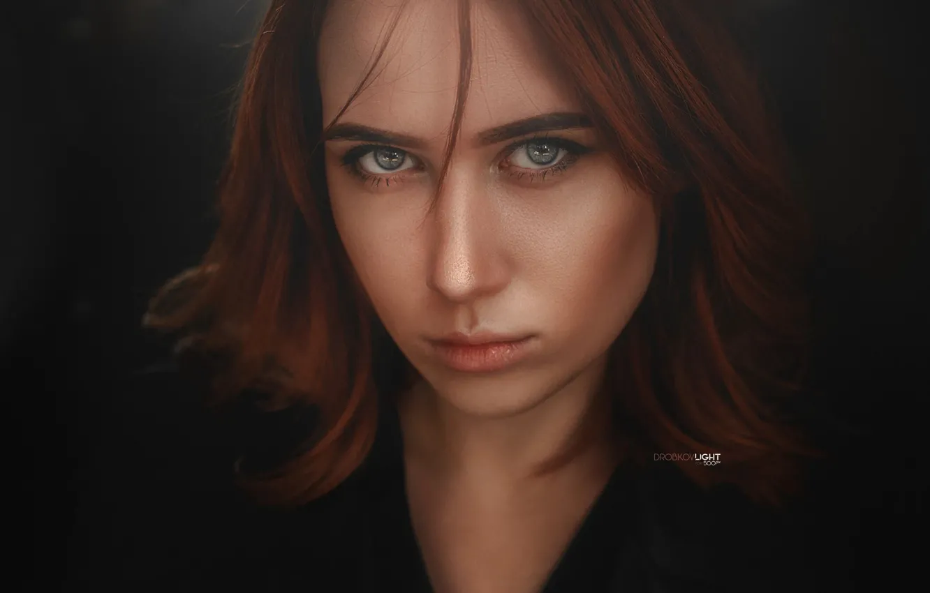 Фото обои взгляд, девушка, лицо, портрет, Elvira, Alexander Drobkov-Light