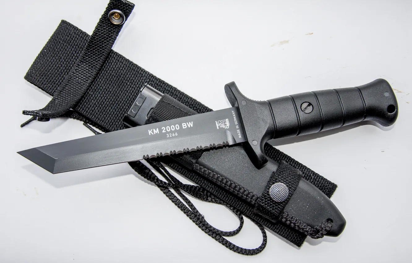 Фото обои ножны, боевой нож, KM2000, Kampfmesser, немецкий боевой нож Бундесвера