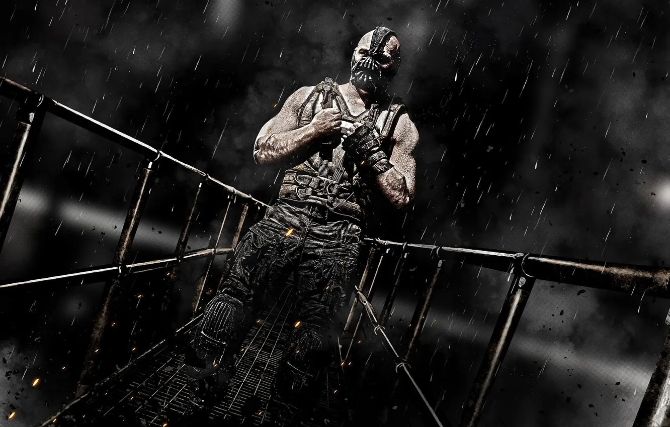 Фото обои bane, messenjahmatt, wallpaper, batman