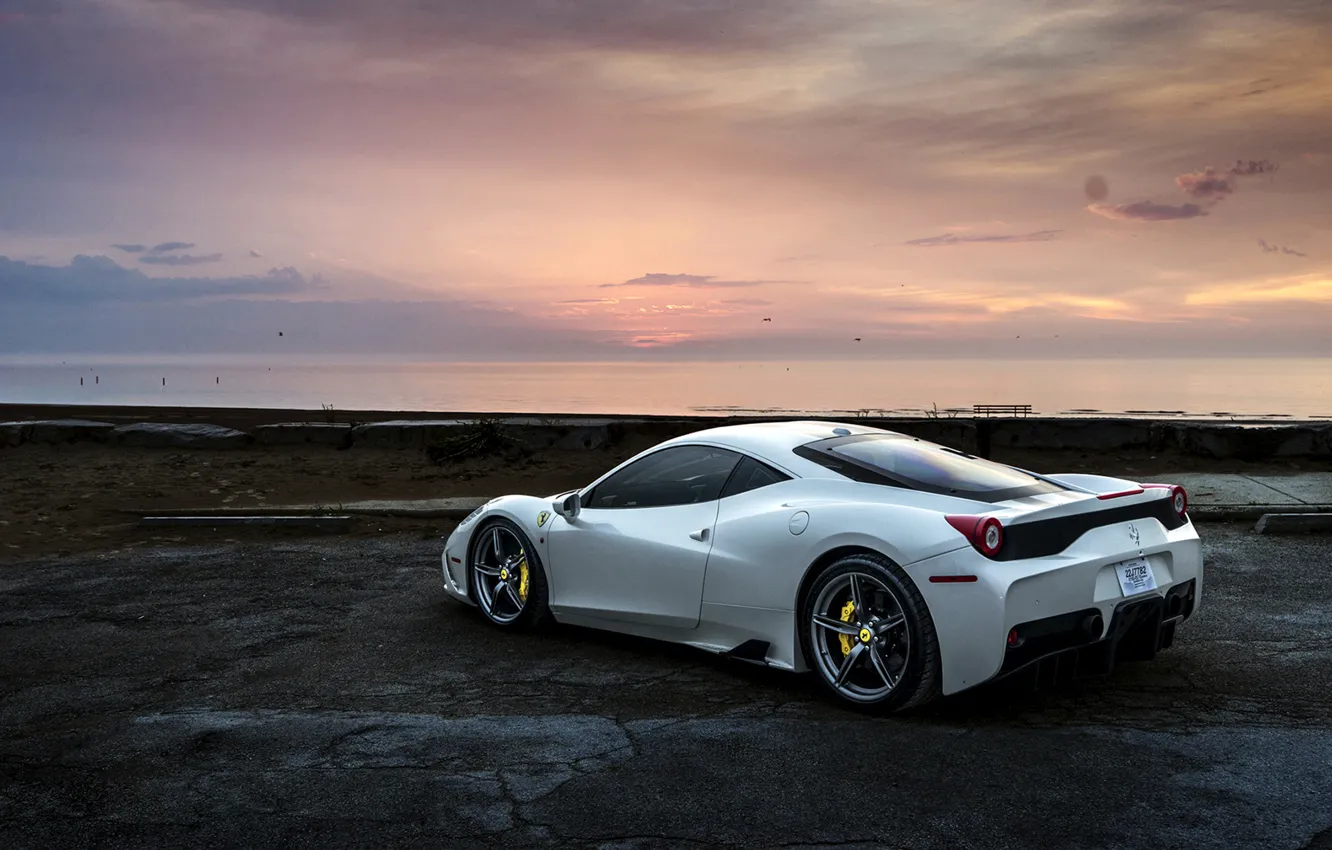 Фото обои Ferrari, суперкар, феррари, 458