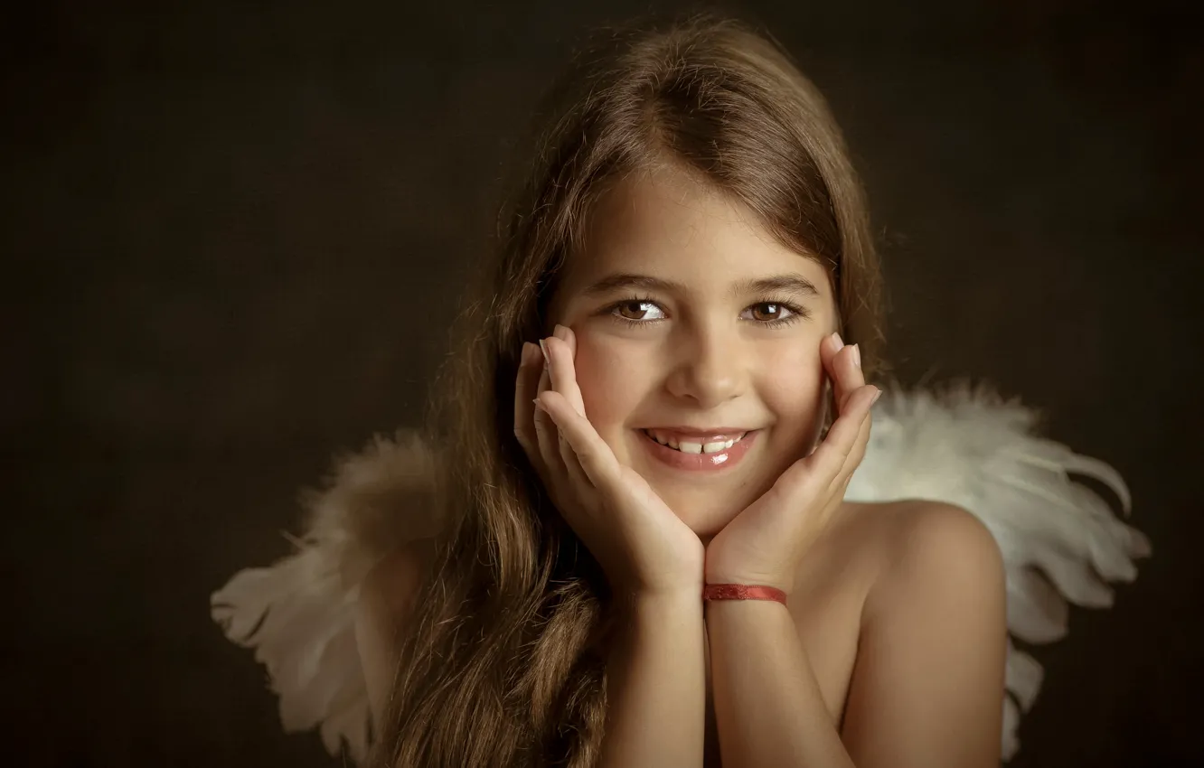 Фото обои портрет, девочка, Little Angels, Inaira