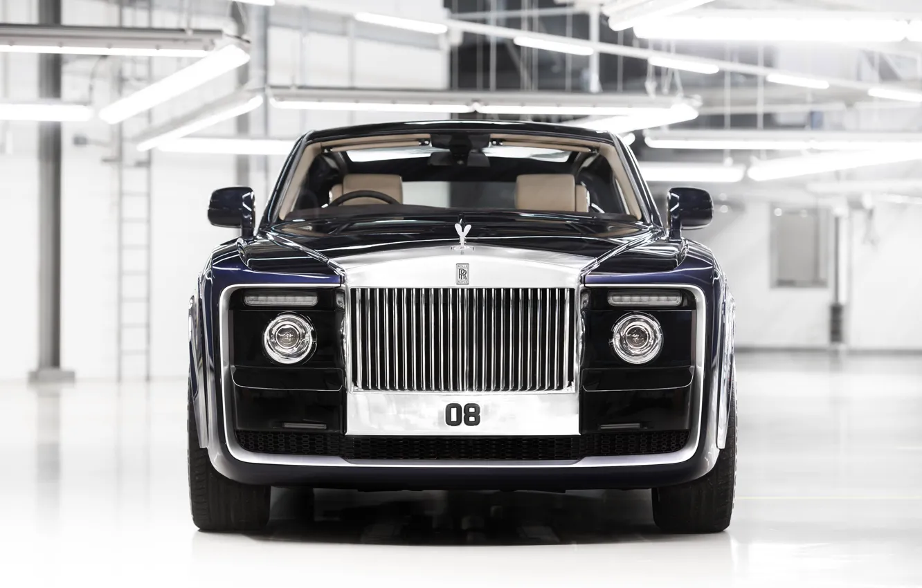 Фото обои car, Rolls Royce, black, Rolls Royce Sweptail