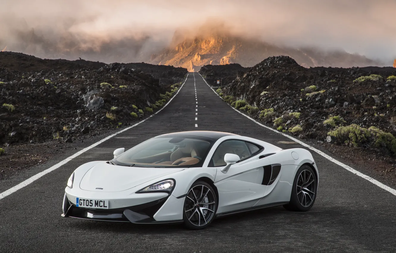 Фото обои дорога, car, McLaren, wallpaper, суперкар, автомобиль, road, красивый