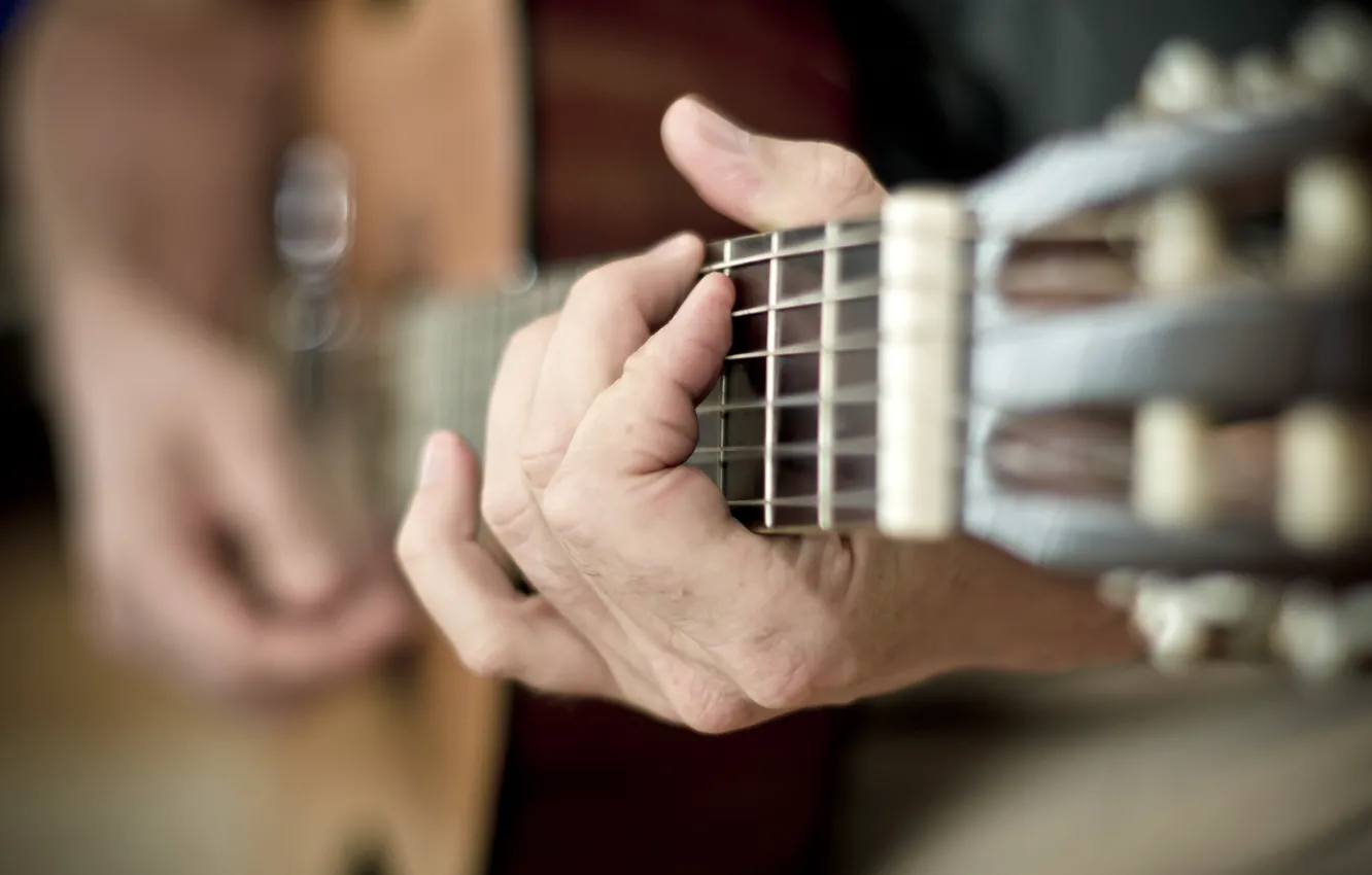 Фото обои music, guitar, strings