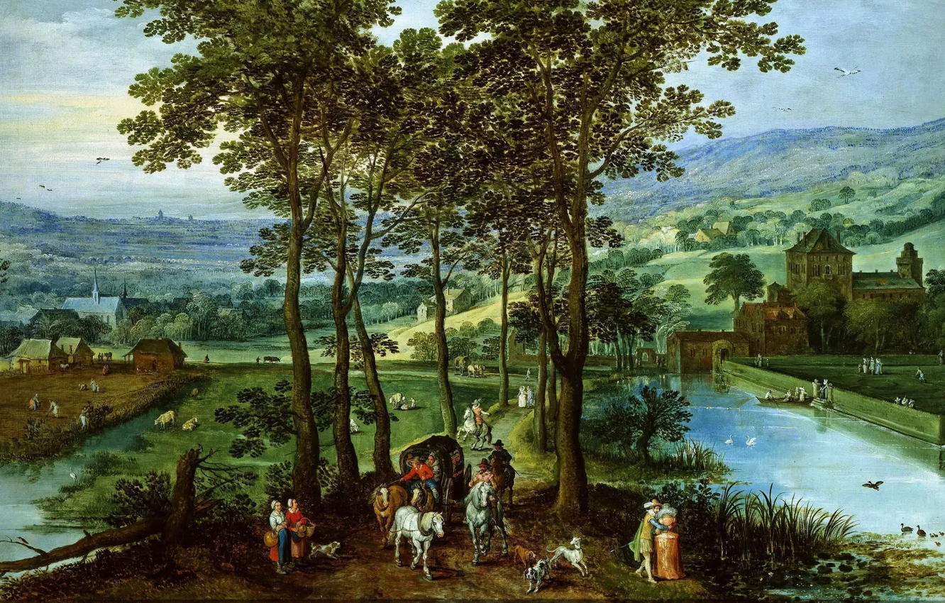 Фото обои картина, живопись, painting, 1597, Joos de Momper