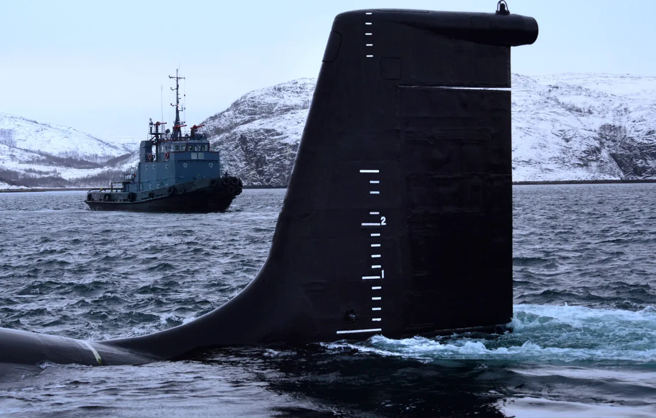 Фото обои субмарина, атомный, ясень