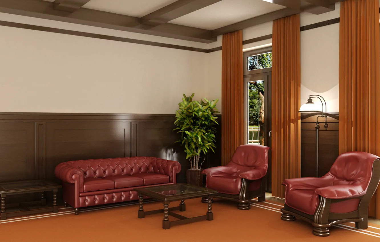 Фото обои style, room, sofa