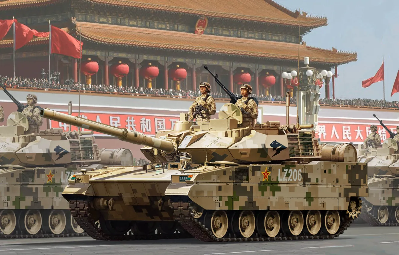 Фото обои легкий, танк, Китай, Chen, НОАК, PLA ZTQ-15 Light Tank