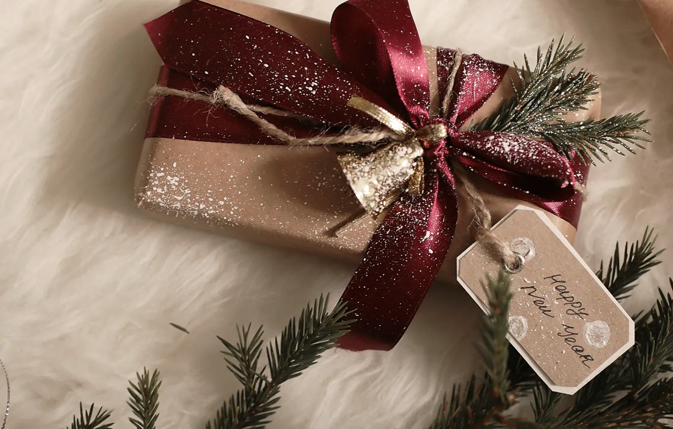 Фото обои елка, Новый Год, Рождество, merry christmas, gift, decoration, xmas, holiday celebration