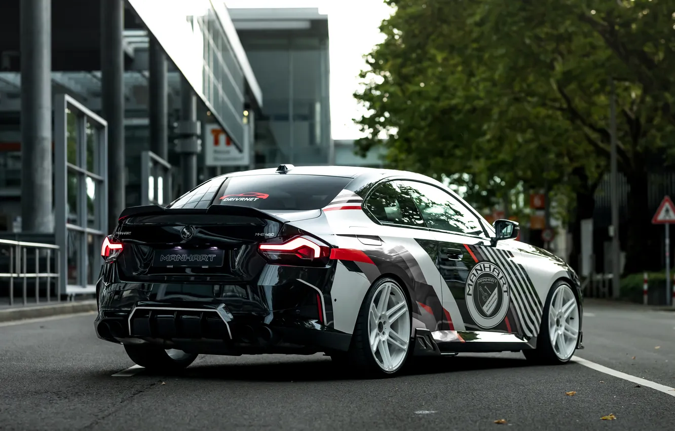 Фото обои BMW, Road, Rear, Manhart, BMW M2, 2024, Manhart MH2