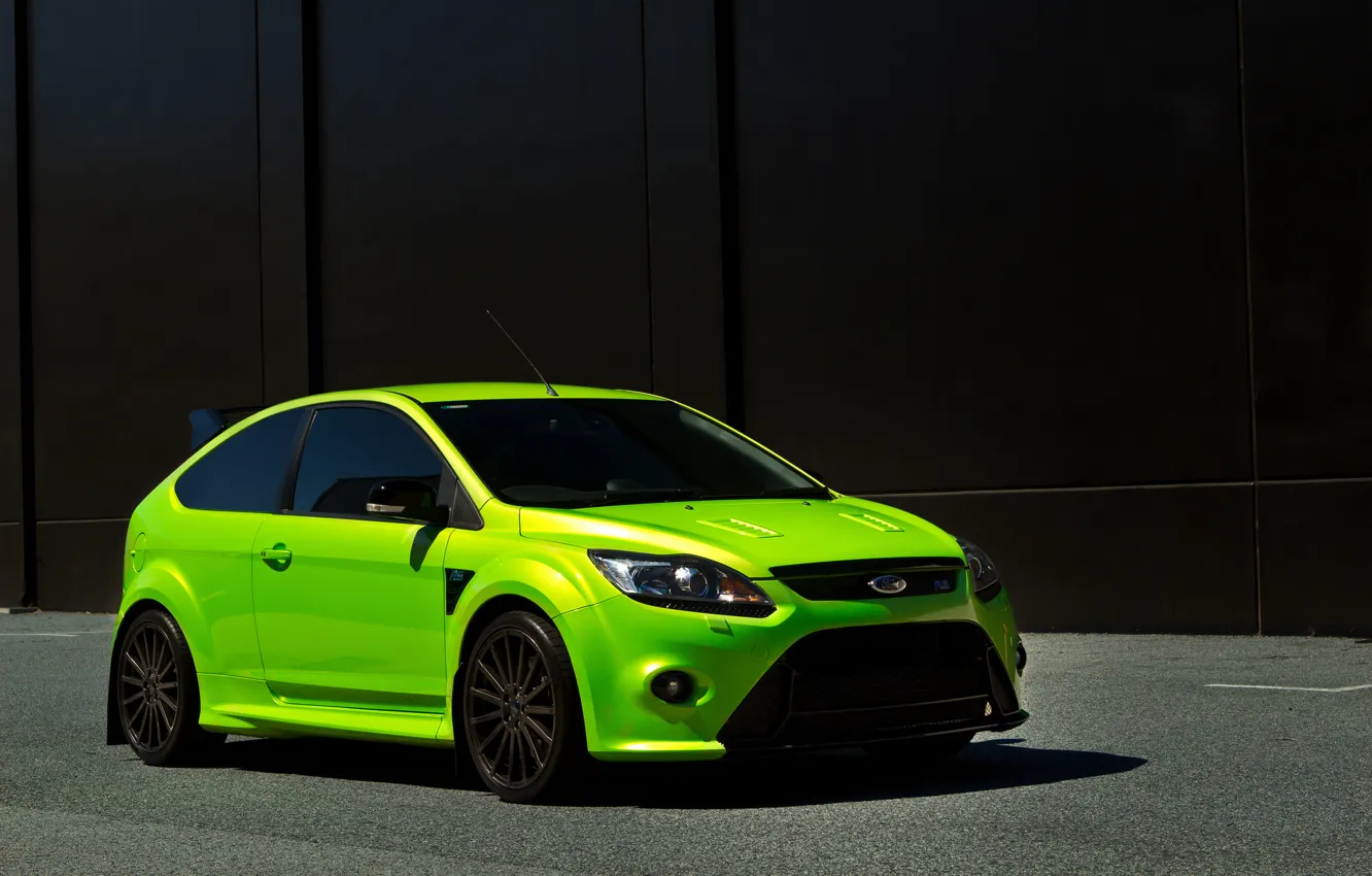 Фото обои green, Ford, wall, focus